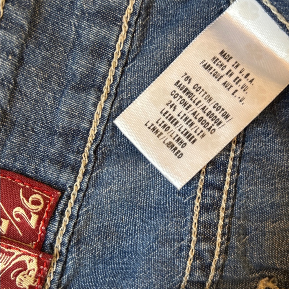 Lucky🍀Brand Vintage Retro Low-rise Straight Leg Jeans, Size 2/26 - Picture 16 of 16